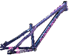 Рама Stark Pusher Pro L 26", Dirt, 6061, 2024 синий металлик/розовый